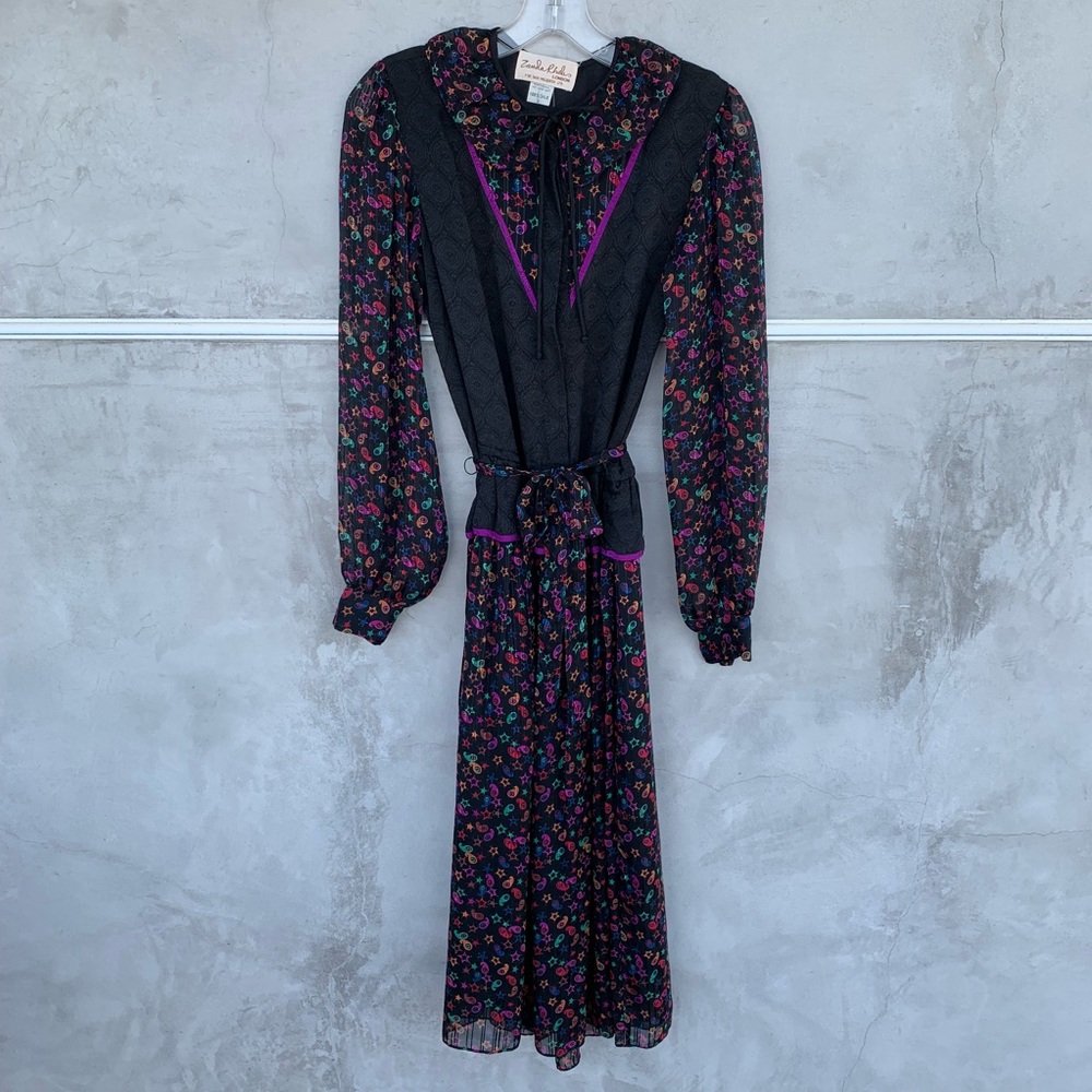 Vintage Silk Zandra Rhodes Dress